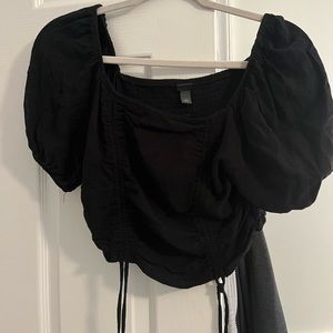 women’s crop going out top